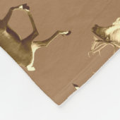 Bull Caribbean - Sepia Fleecedecke (Ecke)