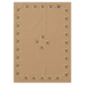 Bull Caribbean - Sepia Tischdecke (Vorderseite)