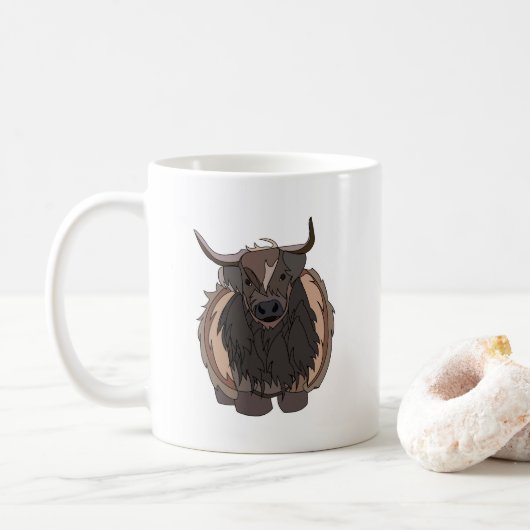 Bull Cattle Bull Kaffeetasse (Mit Donut)