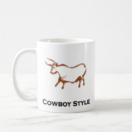 Bull Cowboy Style Brown Kaffeetasse
