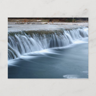 Bull Creek Wasserfall, morgens in Austin Texas Postkarte