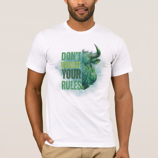 Bull-Design | Erinnerung | Motivation T-Shirt (Vorderseite)