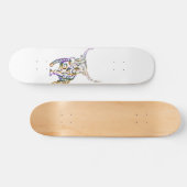 Bull Design Graphic Skateboard (Horizontal)