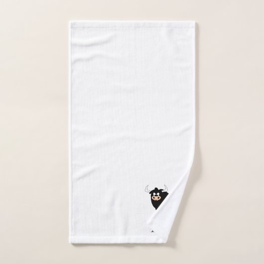 Bull Design Monogrammed Badhandtuch Set (Handtuch)