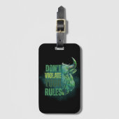 Bull design | Reminder | Motivation Gepäckanhänger (Vorderseite Vertikal)