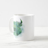 Bull design | Reminder | Motivation Kaffeetasse (Vorderseite Links)
