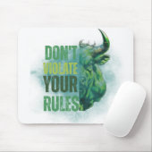 Bull design | Reminder | Motivation Mousepad (Mit Mouse)