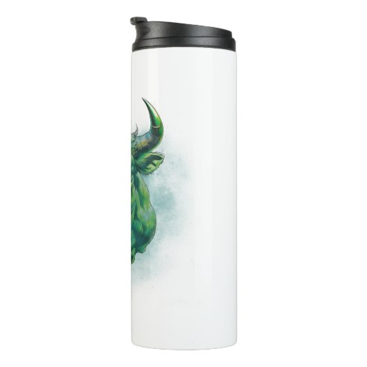 Bull design | Reminder | Motivation Thermosbecher (Nach rechts gedreht)