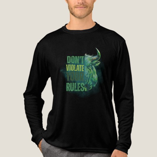 Bull design | Reminder | Motivation Tri-Blend Shirt (Vorderseite)