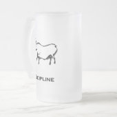 Bull Dicipline Black Mattglas Bierglas (Vorderseite Links)