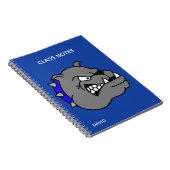 Bull Dog Custom School Notebook Notizblock (Rechte Seite)