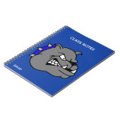 Bull Dog Custom School Notebook Notizblock (Linke Seite)