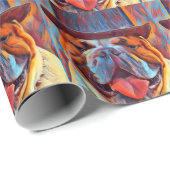 BULL DOG FUNNY WRAPPING PAPIER GESCHENKPAPIER (Rolleneckpunkt)