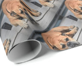 Bull Dog Geschenkpapier (Rolleneckpunkt)