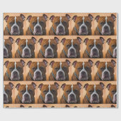Bull Dog Geschenkpapier (Flach)
