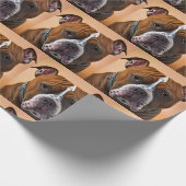 Bull Dog Geschenkpapier (Ecke)