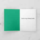 Bull Dog Happy Geburtstag! Karte (Innenseite)