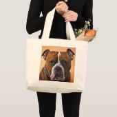 Bull Dog Jumbo Stoffbeutel (Vorderseite (Produkt))
