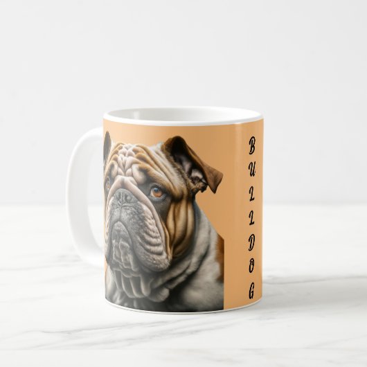 Bull Dog Kaffeetasse (Vorderseite Links)