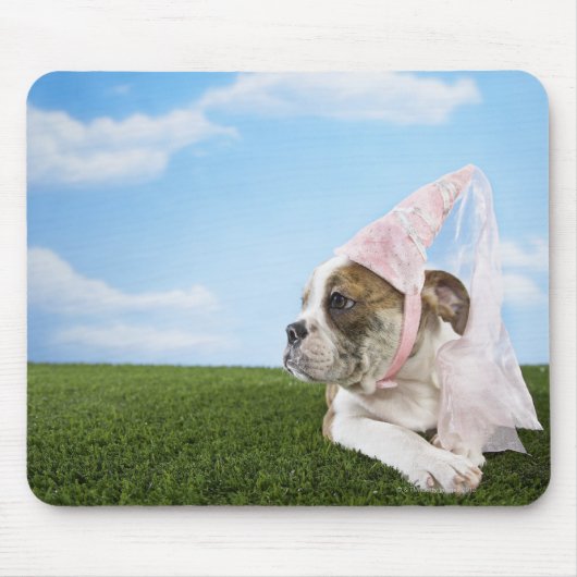 Bull Dog Welpenprinzessin Mousepad (Vorne)