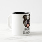 Bull Dog Zweifarbige Tasse (Vorderseite Links)
