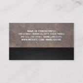 Bull Dozer | Baufahrzeug Visitenkarte (Rückseite)