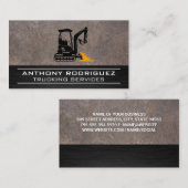 Bull Dozer | Baufahrzeug Visitenkarte (Vorne/Hinten)