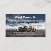 Bull Dozer Business Card Visitenkarte (Vorderseite)