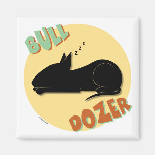 Bull Dozer Magnet