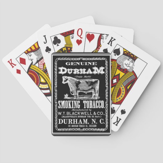 Bull Durham Playing Cards Spielkarten (Rückseite)