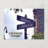 Bull & E. Jones Savannah, GA Fotografische Postkar Postkarte (Vorderseite)