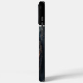 Bull Elch Antler Rahmen Case-Mate iPhone Hülle (Rückseite / Links)