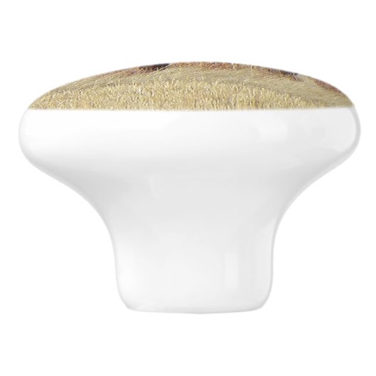 Bull Elch Custom Keramik Knock Keramikknauf (Seitenansicht)