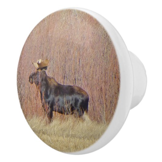 Bull Elch Custom Keramik Knock Keramikknauf (Rechts)