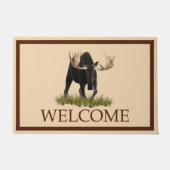 Bull-Elch laden - Willkommen Fußmatte (Vorderseite)