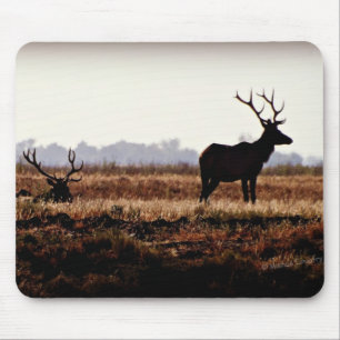Bull-Elch-Silhouette Mousepad