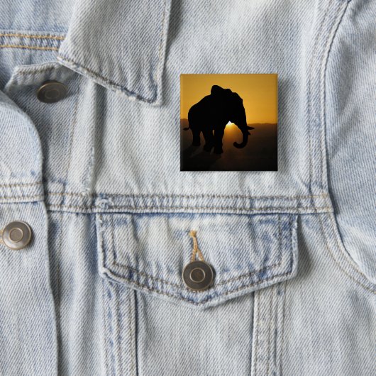 Bull Elefant Button (Beispiel)