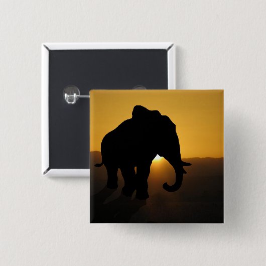 Bull Elefant Button (Vorne & Hinten)