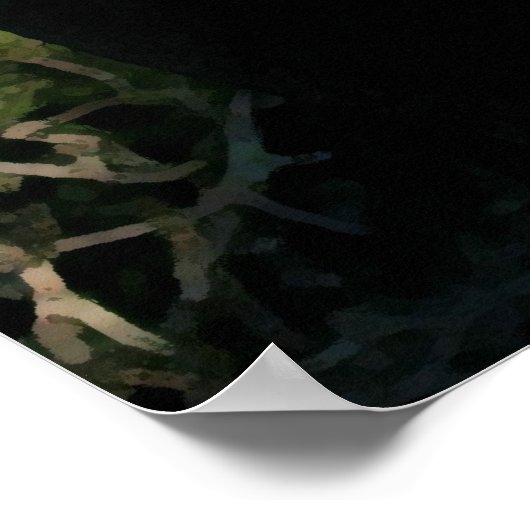 Bull-Elefant-Poster Poster (Ecke)