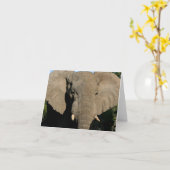 Bull Elefantenkarte Karte (Gelbe Blume)