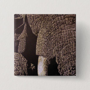 Bull Elephant Button