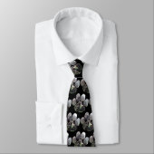 Bull Elephant Footprint Neck Tie Krawatte (Gebunden)