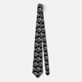 Bull Elephant Footprint Neck Tie Krawatte (Vorderseite)