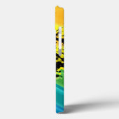 Bull Elephant über Wirblem Regenbogen Case-Mate iPhone Hülle (Rückseite / Links)