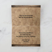 Bull Elk Abschluss Card Feiertagskarte (Innenseite)