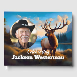 Bull Elk am Mountain Lake Memorial Gästebuch