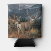 Bull Elk and Herd Can Cooler Dosenkühler (Vorderseite)