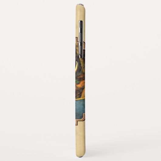 Bull Elk Autumn Yellow Case-Mate iPhone Hülle (Hinten/Links)