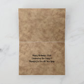 Bull Elk Birthday Card Feiertagskarte (Innenseite)