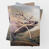 Bull Elk Bugling Wildlife Decoupage Paper Geschenkpapier Set (Beispiel)